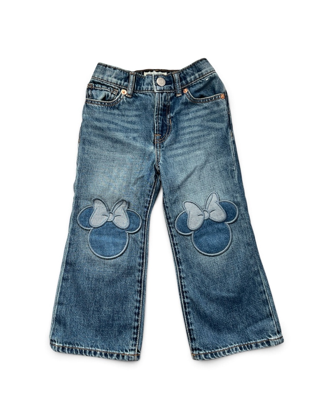 Gap x Disney Minnie Mouse Stride Wide Leg Jeans 3T